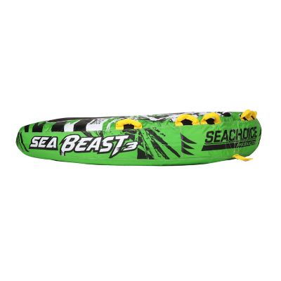 Seachoice 50-86931 Sea Beast Deck Tube 3-Rider Towable 75x62 Inch 510 Lbs