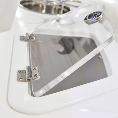 Seachoice 50-34831 Barrel-Up Friction Hinge 316 Stainless Steel 1-1/2" x 2-1/4" Pair