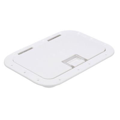 Seachoice 39141 Hinged Access Hatch Arctic White 7x11 Marine Polypropylene