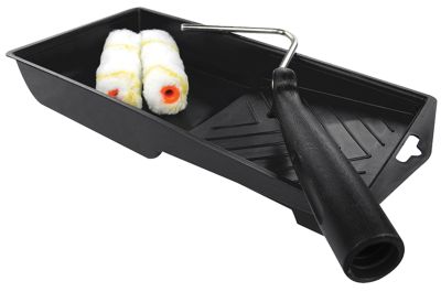 Seachoice 92941 4-Inch Mini Roller Tray Kit with Frame and 2 Covers