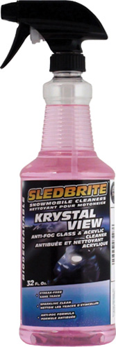 Bio-Kleen Products S07207 SledBrite Krystal View Anti-Fog Glass Cleaner 32 oz