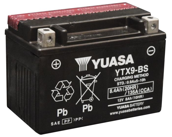 Picture of Yuasa Batteries YUAM329BSIND Maintenance Free AGM Battery - YTX9-BS 12V