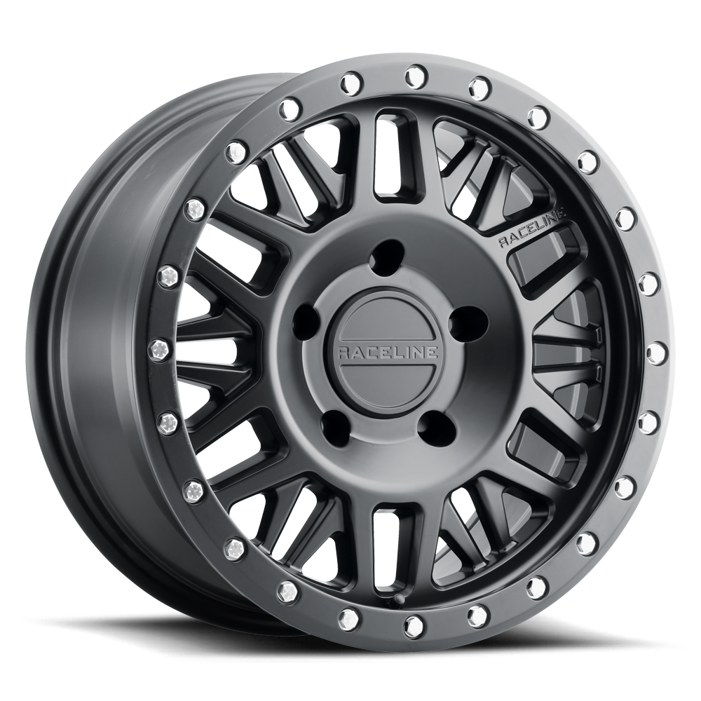 Picture of Raceline Wheels 951B-68060-00 Ryno Satin Black Wheel Offset - 16x8 6x139.7 0mm