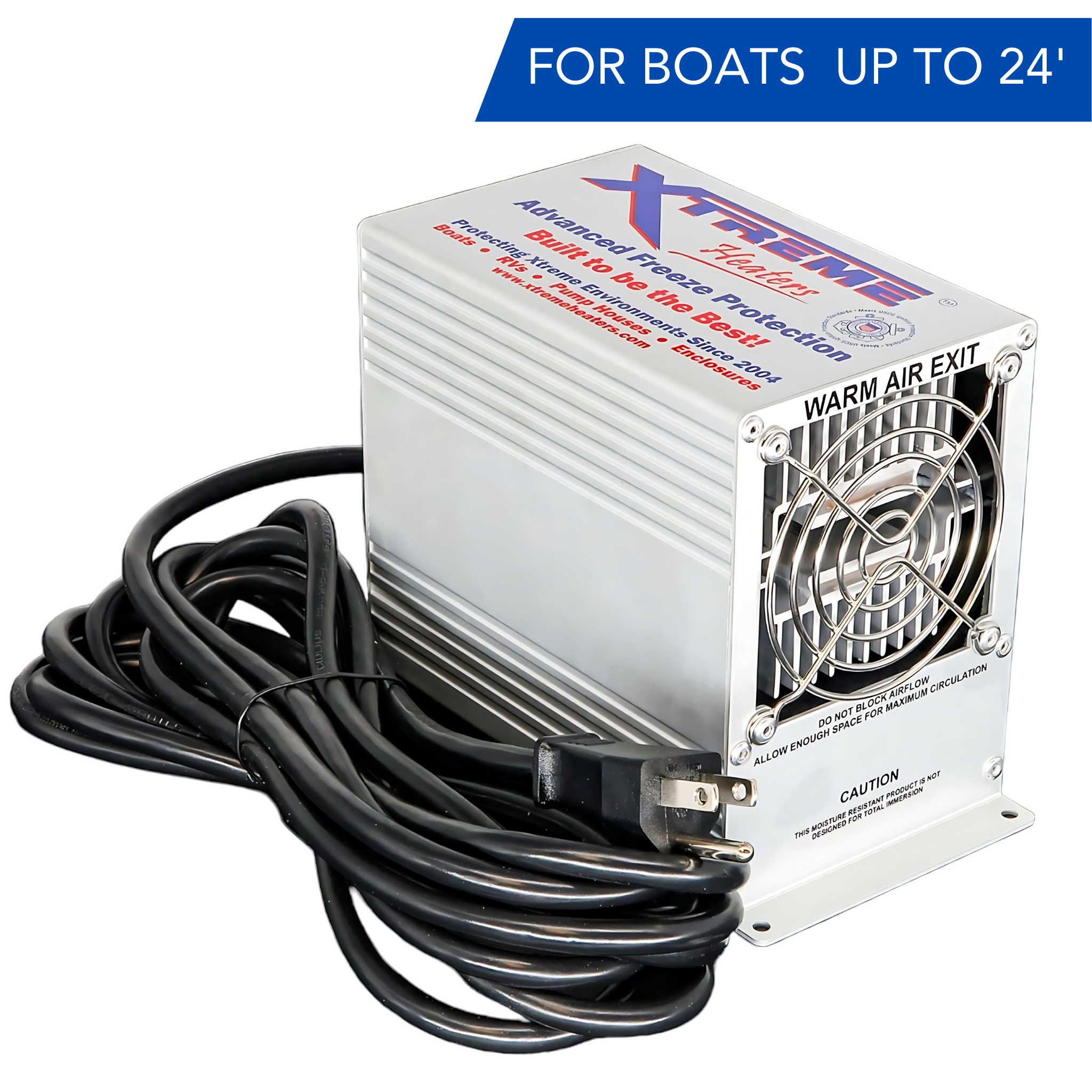 Xtreme Heaters XHEAT400 400W Marine Bilge and RV Compartment Heater