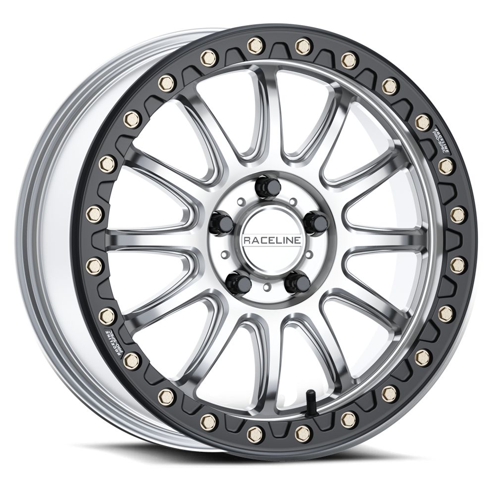 Picture of Raceline Wheels A14SB-51060+25 Alpha Beadlock UTV Wheel - 15x10 6x139.7
