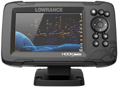 Lowrance 055-15503-001 HOOK Reveal 5x Fishfinder with SplitShot Transducer and GPS Trackplotter