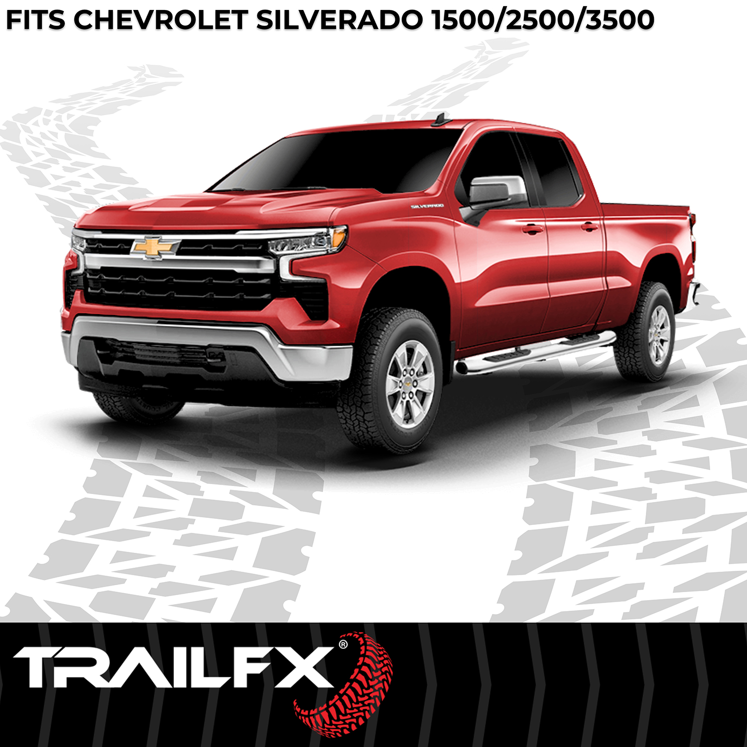 Picture of TrailFX TFC3002OE OE Style Fender Flares Black Smooth Finish Set of 4