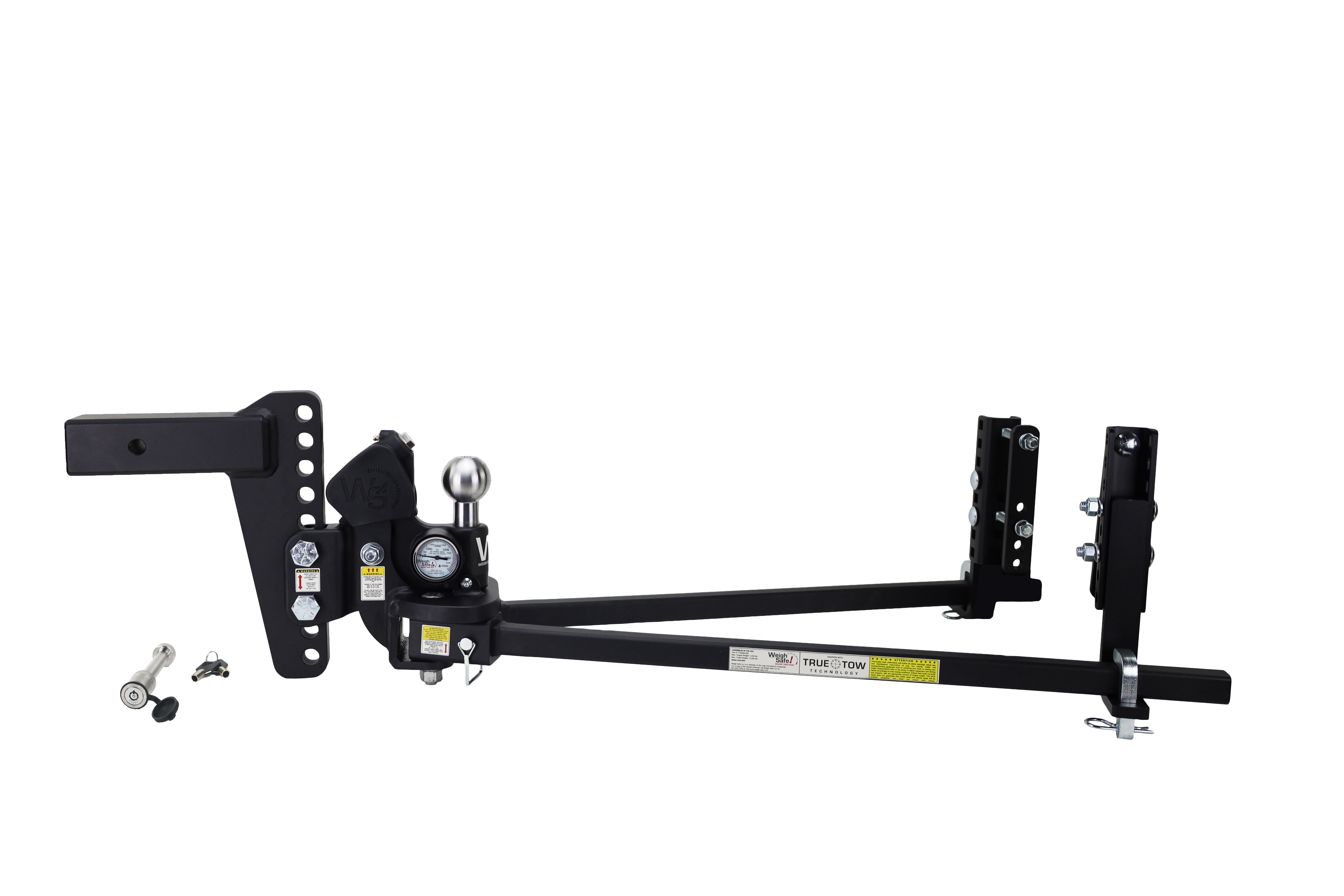 Picture of Weigh Safe TTHW8-2-KA True Tow Heavyweight Weight Distribution Hitch Drop Shank GTW - 8 2 18 500 lbs