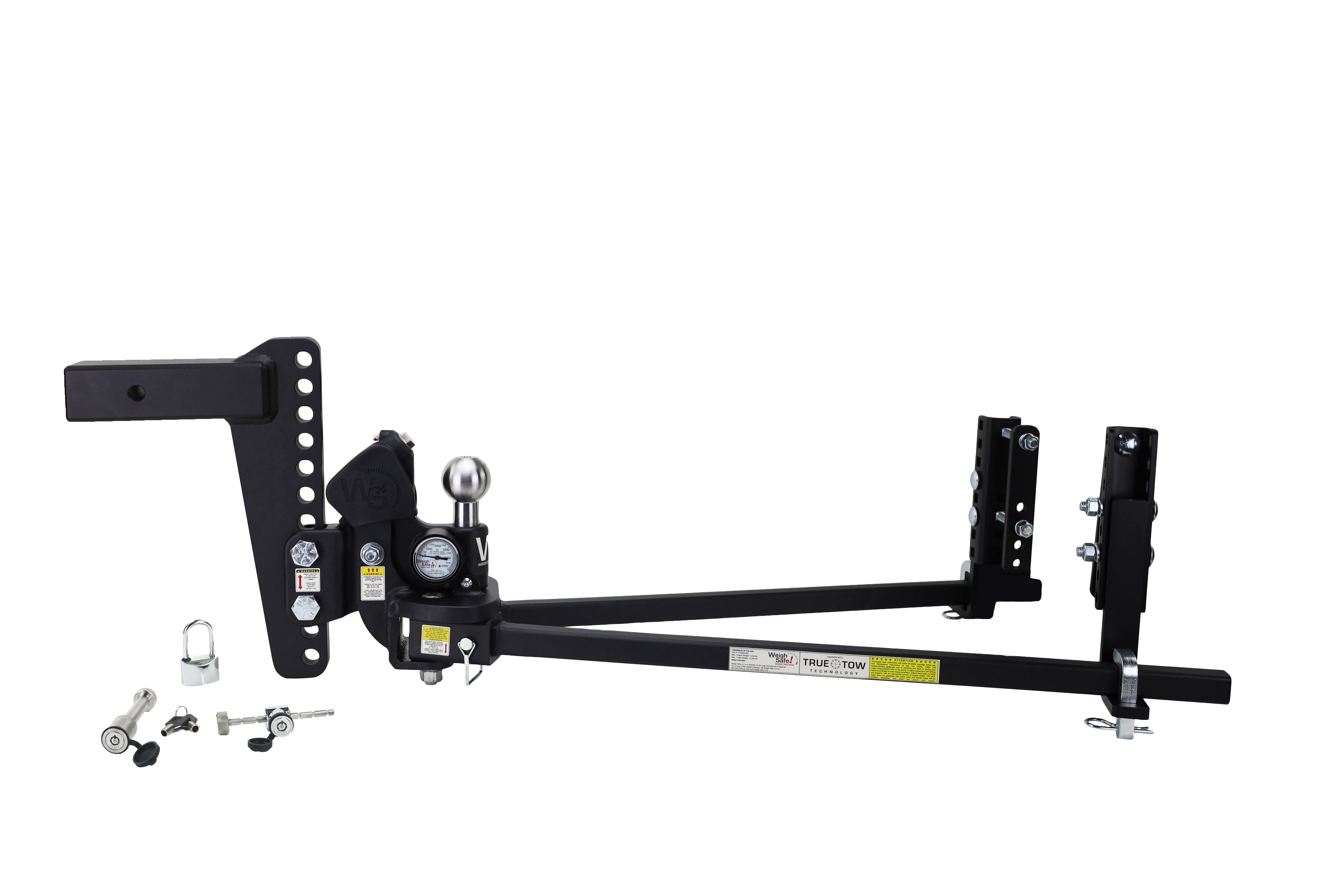 Picture of Weigh Safe TTHW10-2-SET True Tow Heavyweight Weight Distribution Hitch Drop Shank GTW - 10 2 18 500 lb