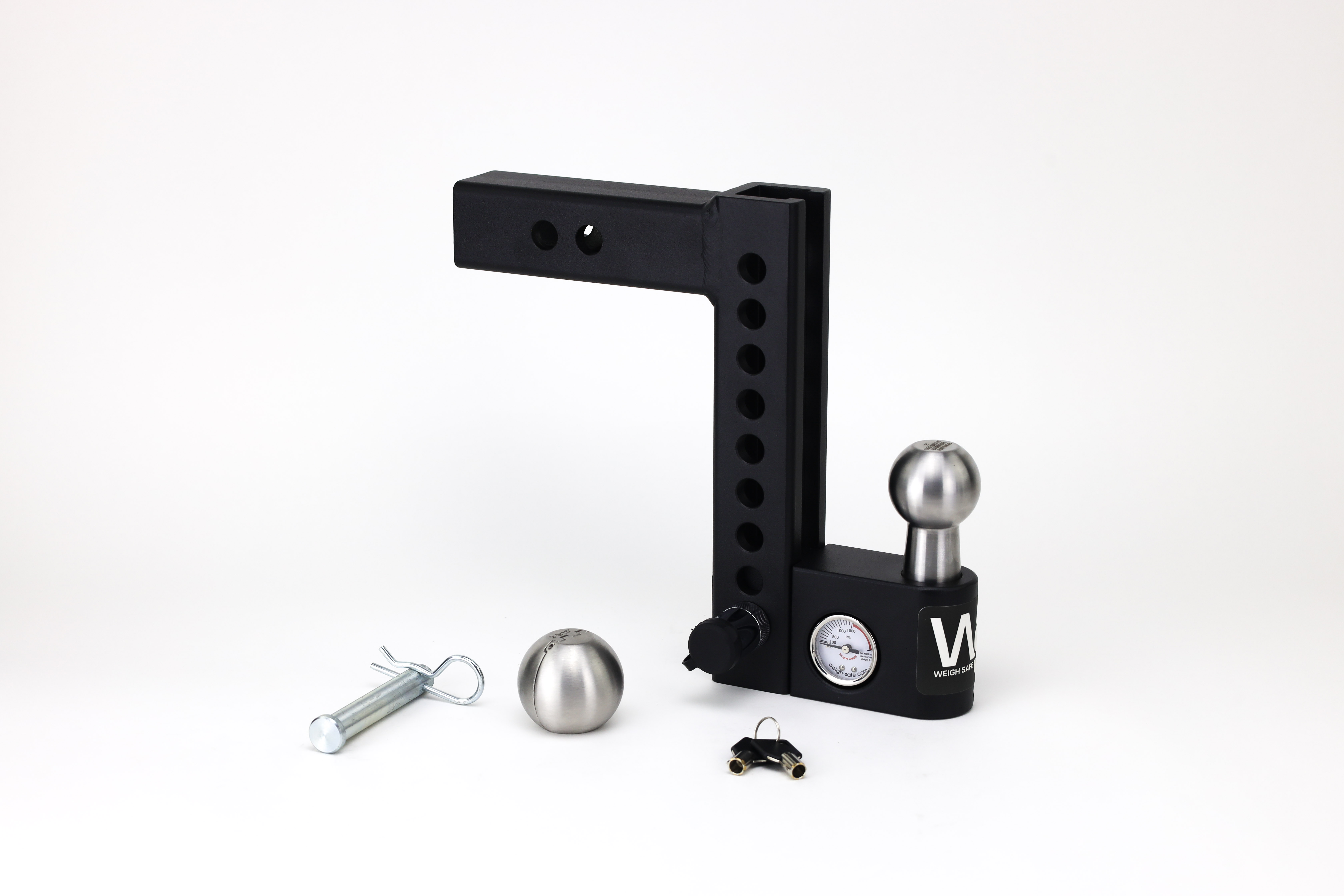 Picture of Weigh Safe AWS8-2 Adjustable Ball Mount with Built-In Scale Drop Receiver - 8 2