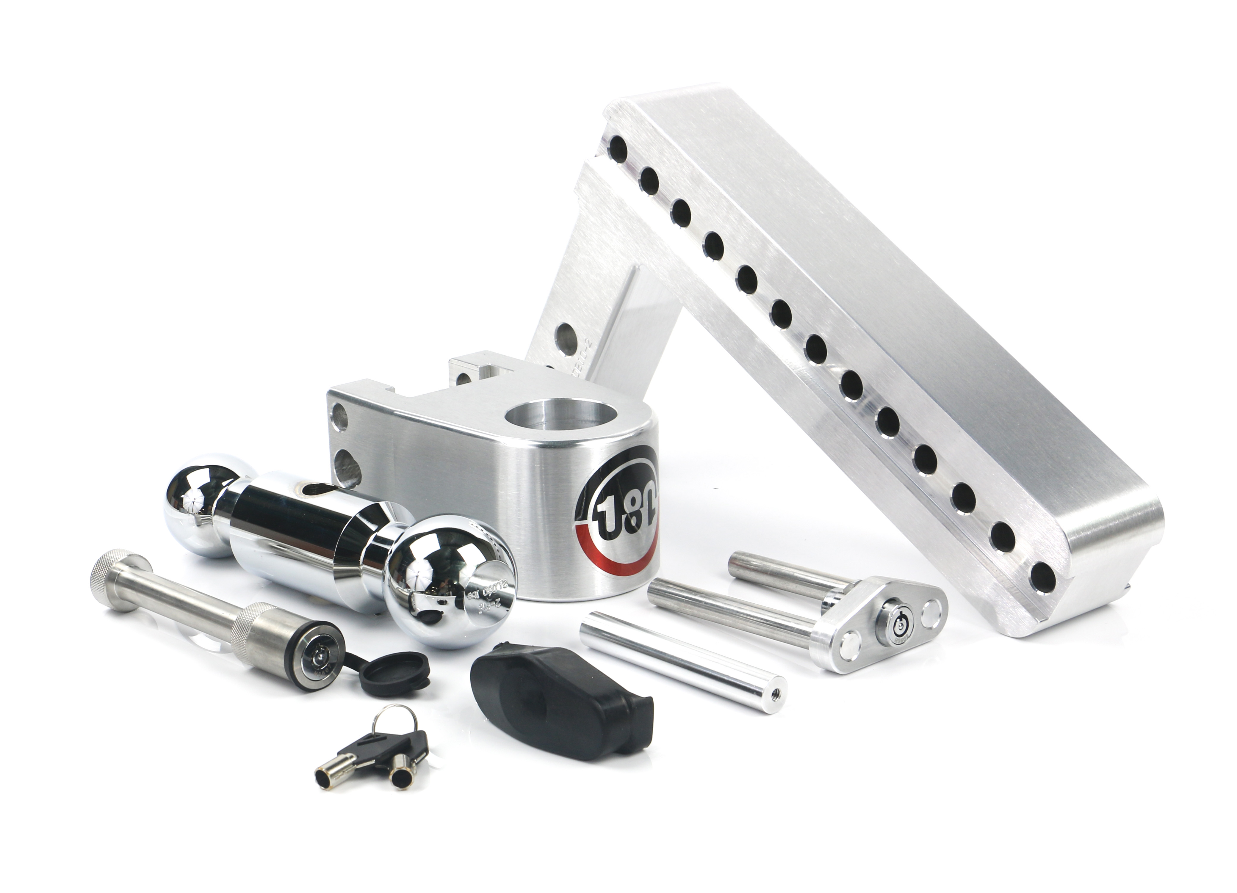 Picture of Weigh Safe CTB10-2-KA Adjustable Ball Mount 10" Drop Hitch 2" Receiver