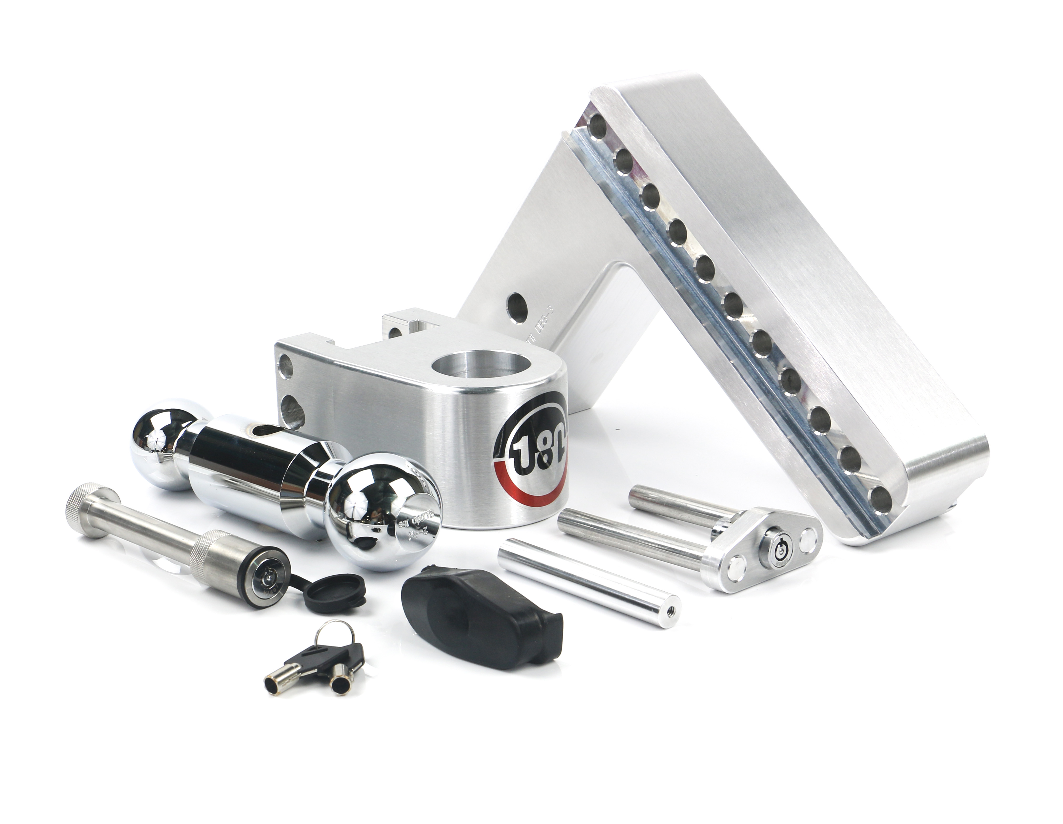 Picture of Weigh Safe CTB8-3-KA Adjustable Ball Mount Drop Receiver GTW - 8 3 21K