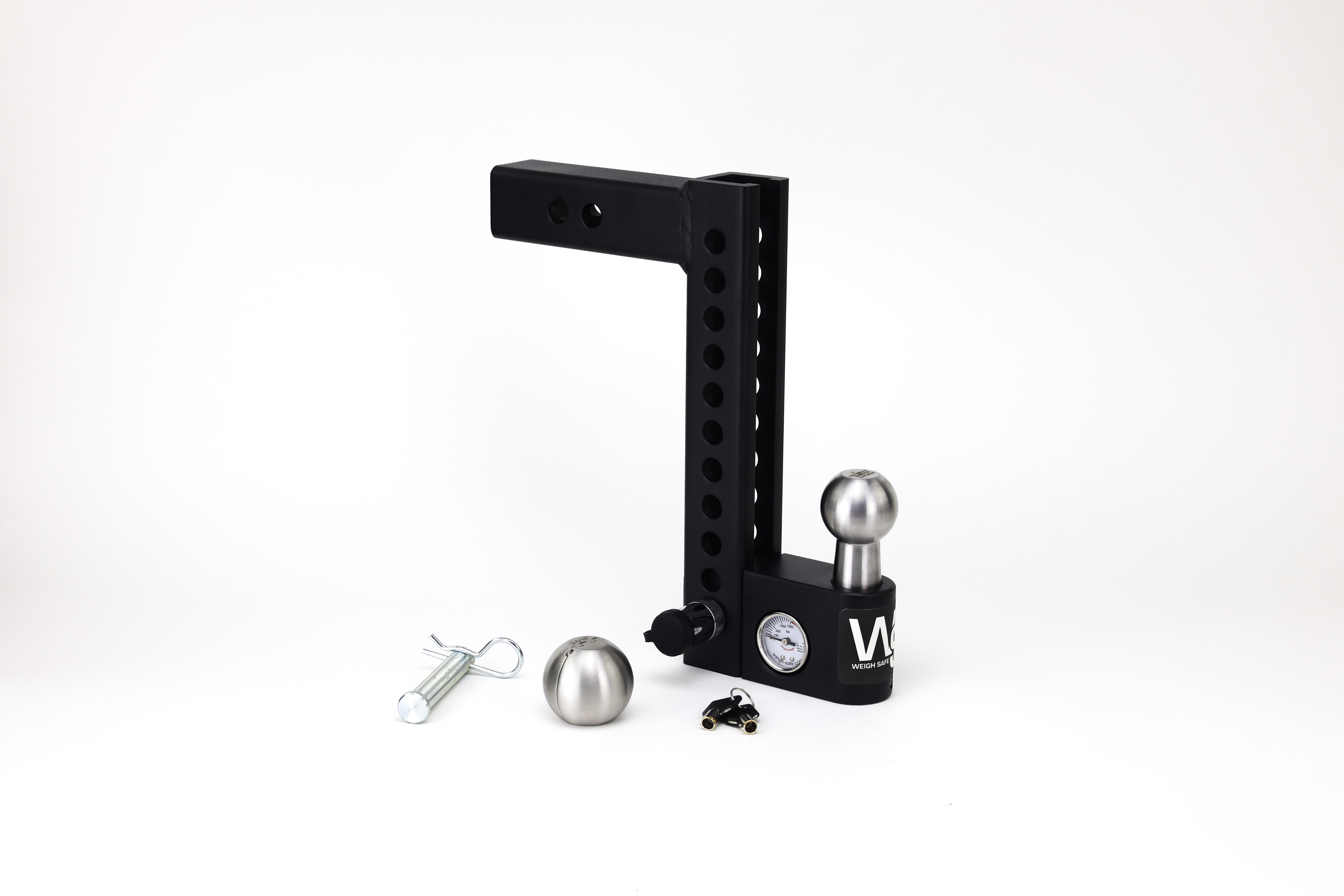 Picture of Weigh Safe AWS10-2 Adjustable Ball Mount with Built-In Scale Drop Receiver - 10 2
