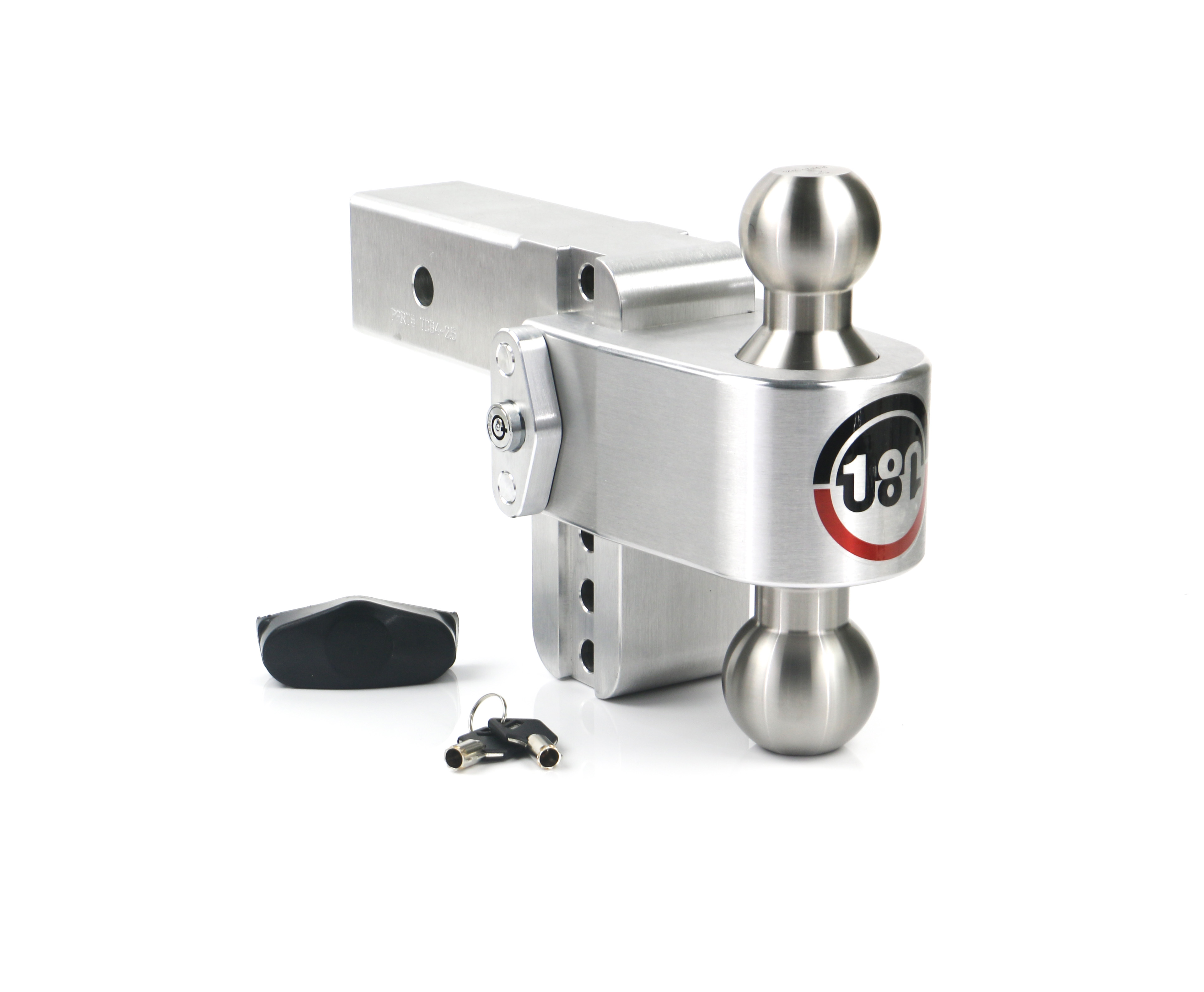 Picture of Weigh Safe LTB4-2.5 Turnover Ball Hitch Drop Shank GTWR - 180 4 2.5 8K/14.5K
