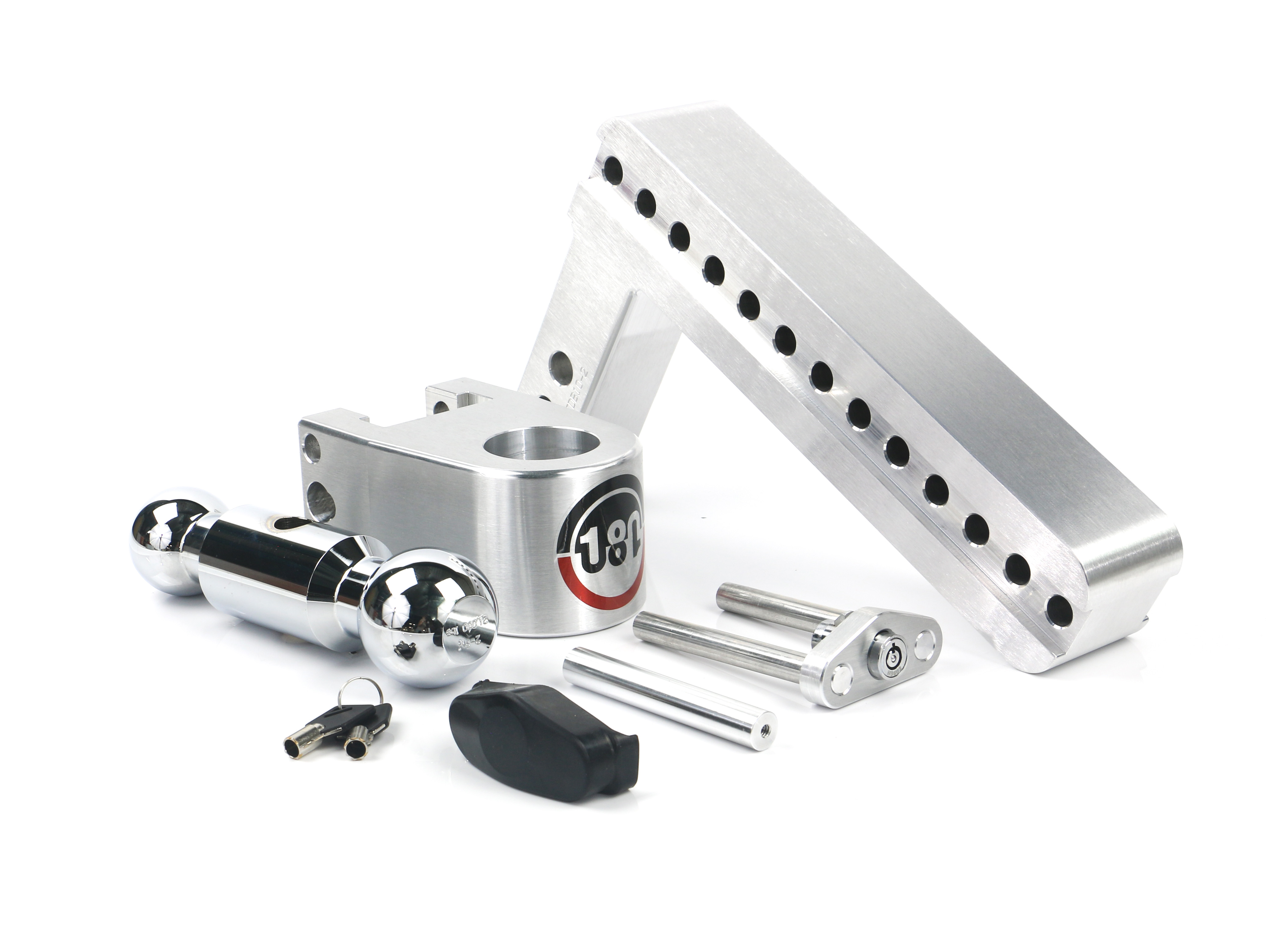 Picture of Weigh Safe CTB102 Adjustable Trailer Hitch Ball Mount Drop Receiver - 10 2