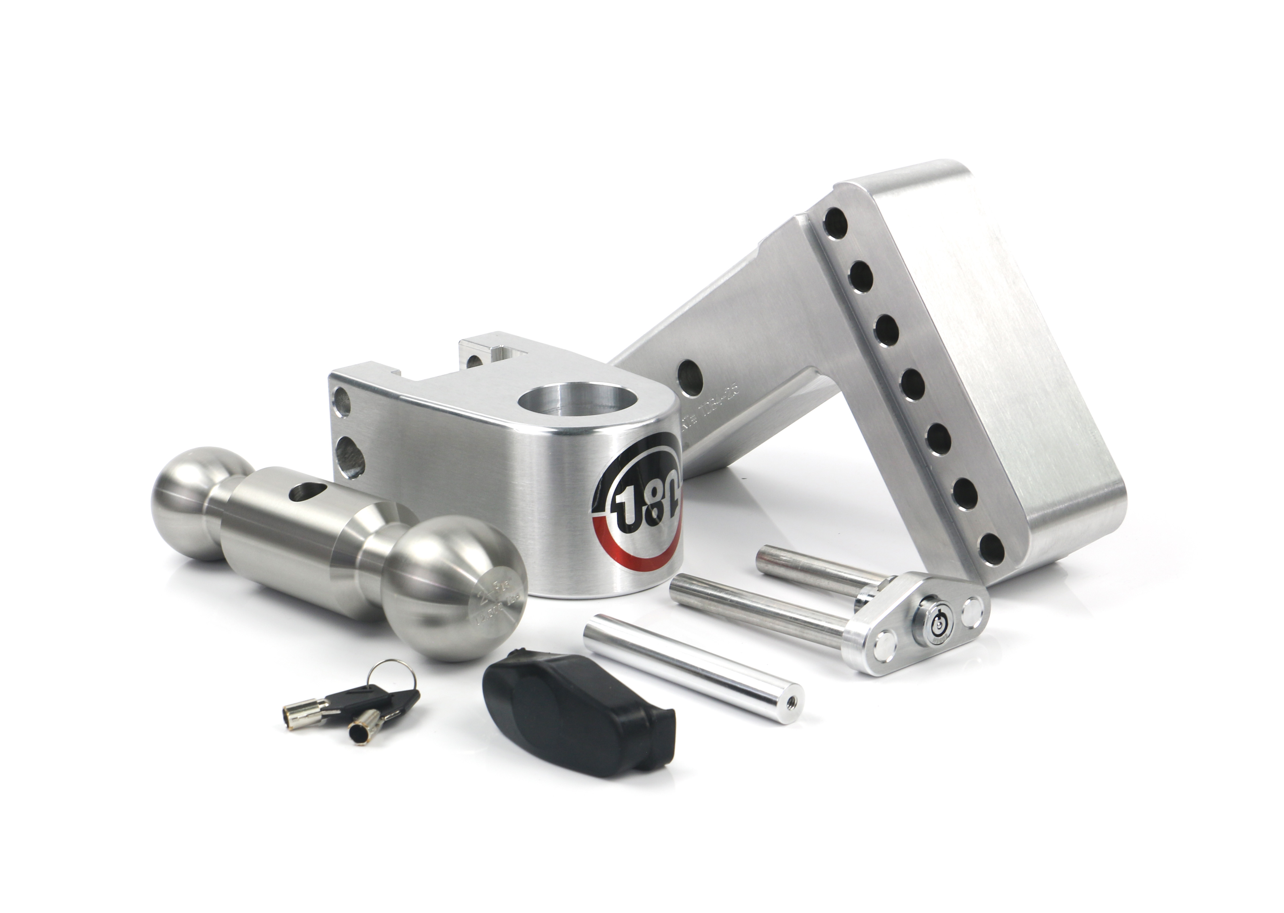 Picture of Weigh Safe LTB4-2.5 Turnover Ball Hitch Drop Shank GTWR - 180 4 2.5 8K/14.5K