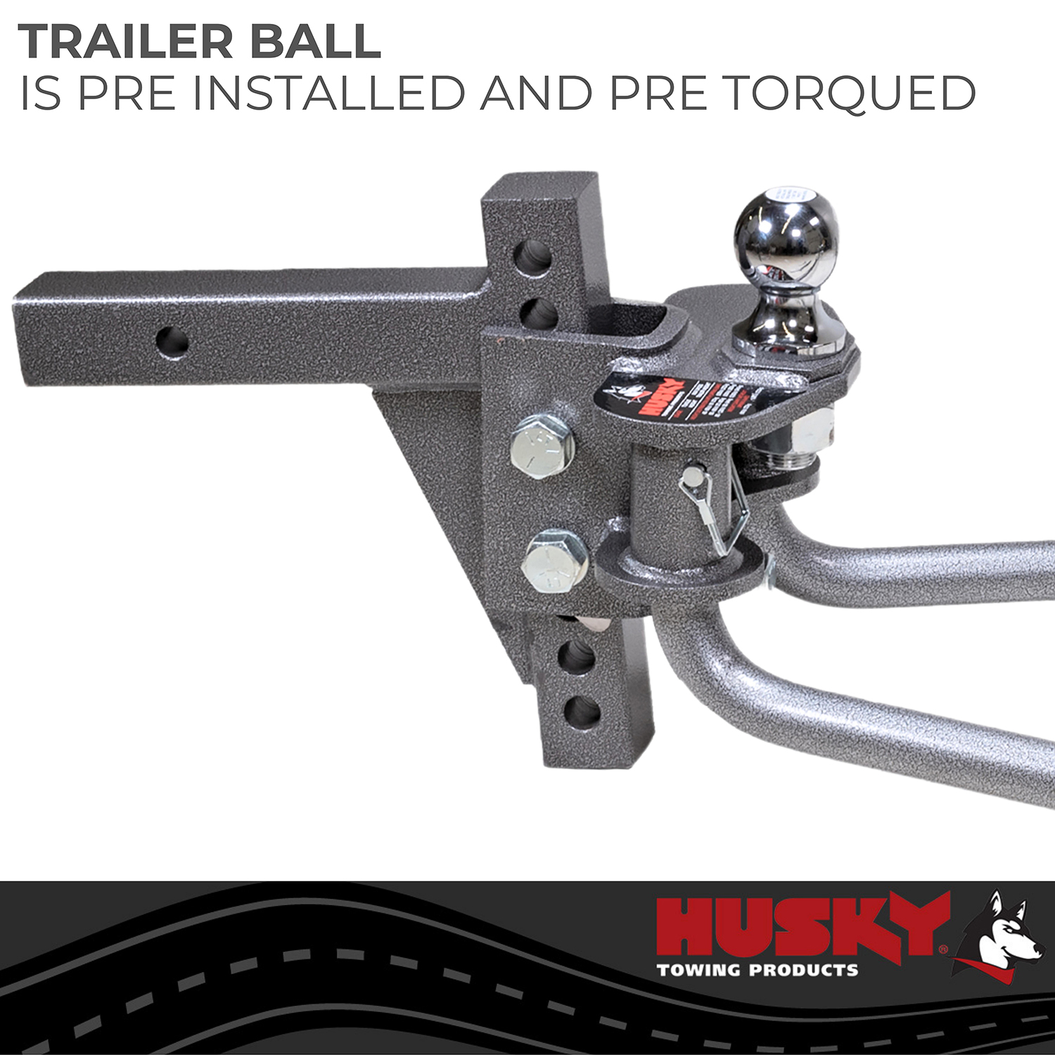 Picture of Husky Towing 33312 Center Line FS Weight Distribution Hitch 12,000 lbs 2-5/16" Ball