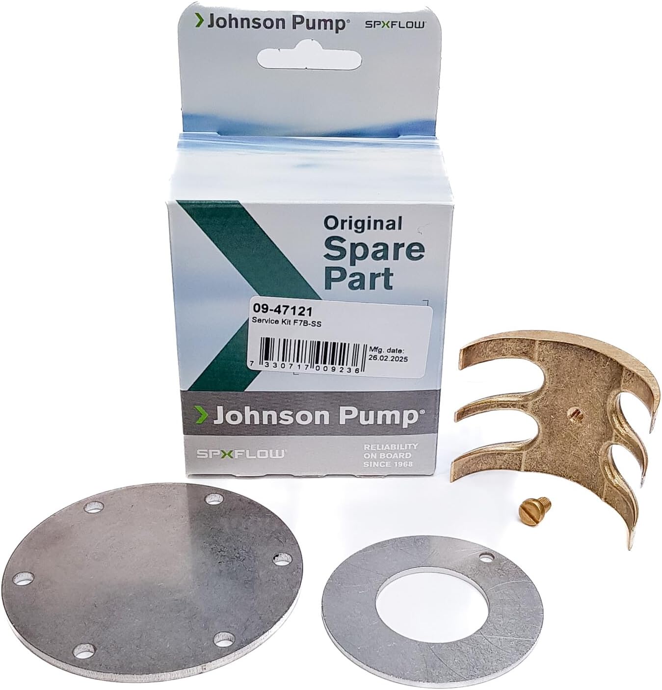 Johnson Pumps 09-47121 Wear Kit F7 SS for Raw Water Pump