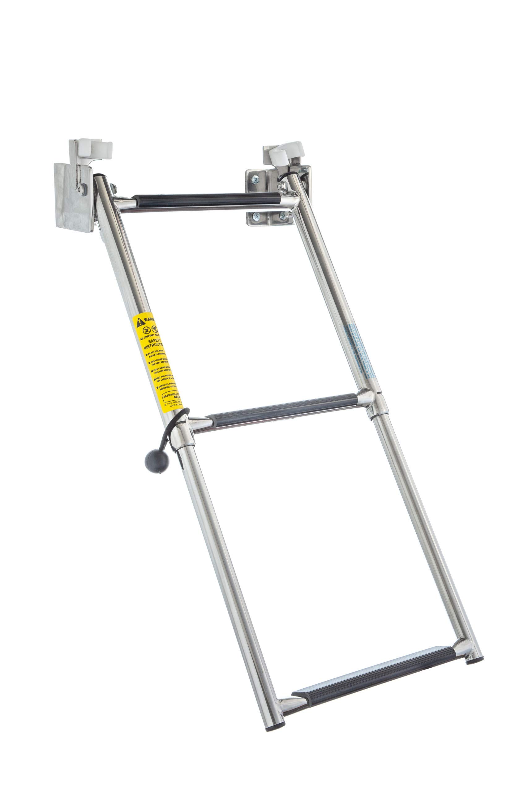 Attwood Marine 19683 Telescoping Transom Ladder 3-Step