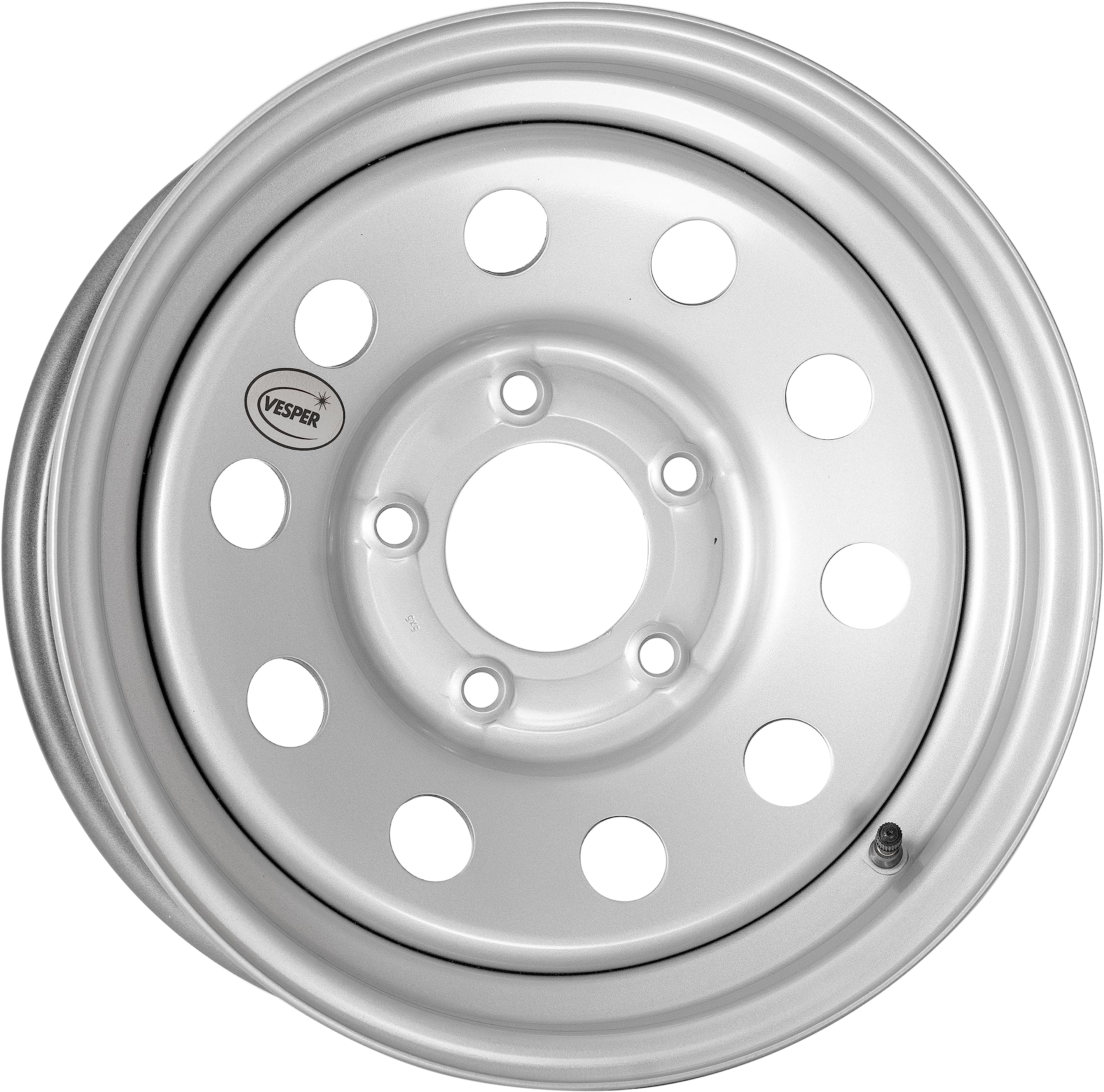 Picture of Taskmaster MX460545SM1 Steel Modular Trailer Wheel 14x6 5 on 4.5 Silver