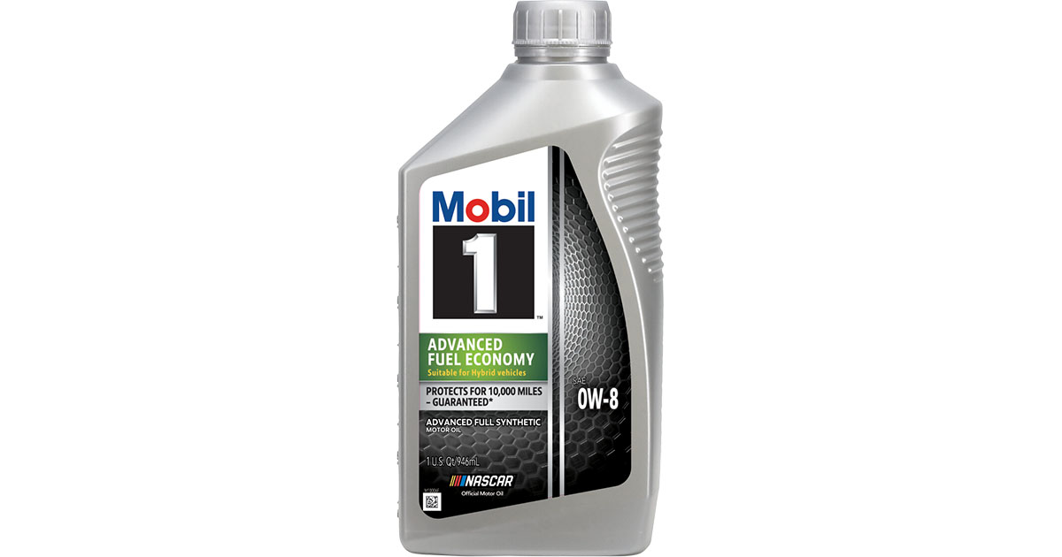 Picture of Mobil 127857 Advanced Fuel Economy Full Synthetic Motor Oil 0W-8 5 Quart