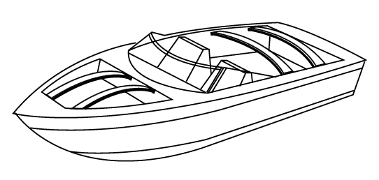 Taylor Made 2020108727 72" Fiberglass Boat Cover Support Bow