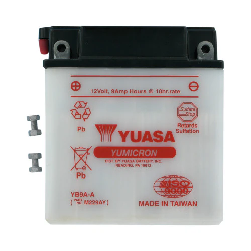 Picture of Yuasa Batteries YUAM2218LTWN YB18L-A Yumicron 12V Conventional Motorcycle Battery
