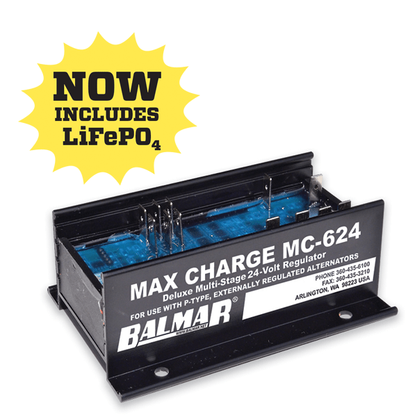 Balmar MC624SH Max Charge Multi-Stage Voltage Regulator 24V