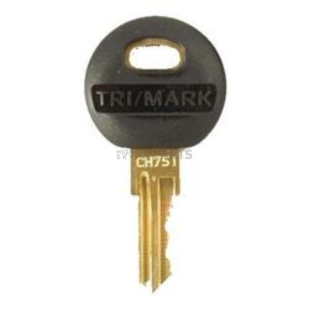 Picture of RV Designer 14472-02-1002 TriMark Replacement Key Blank - CH751