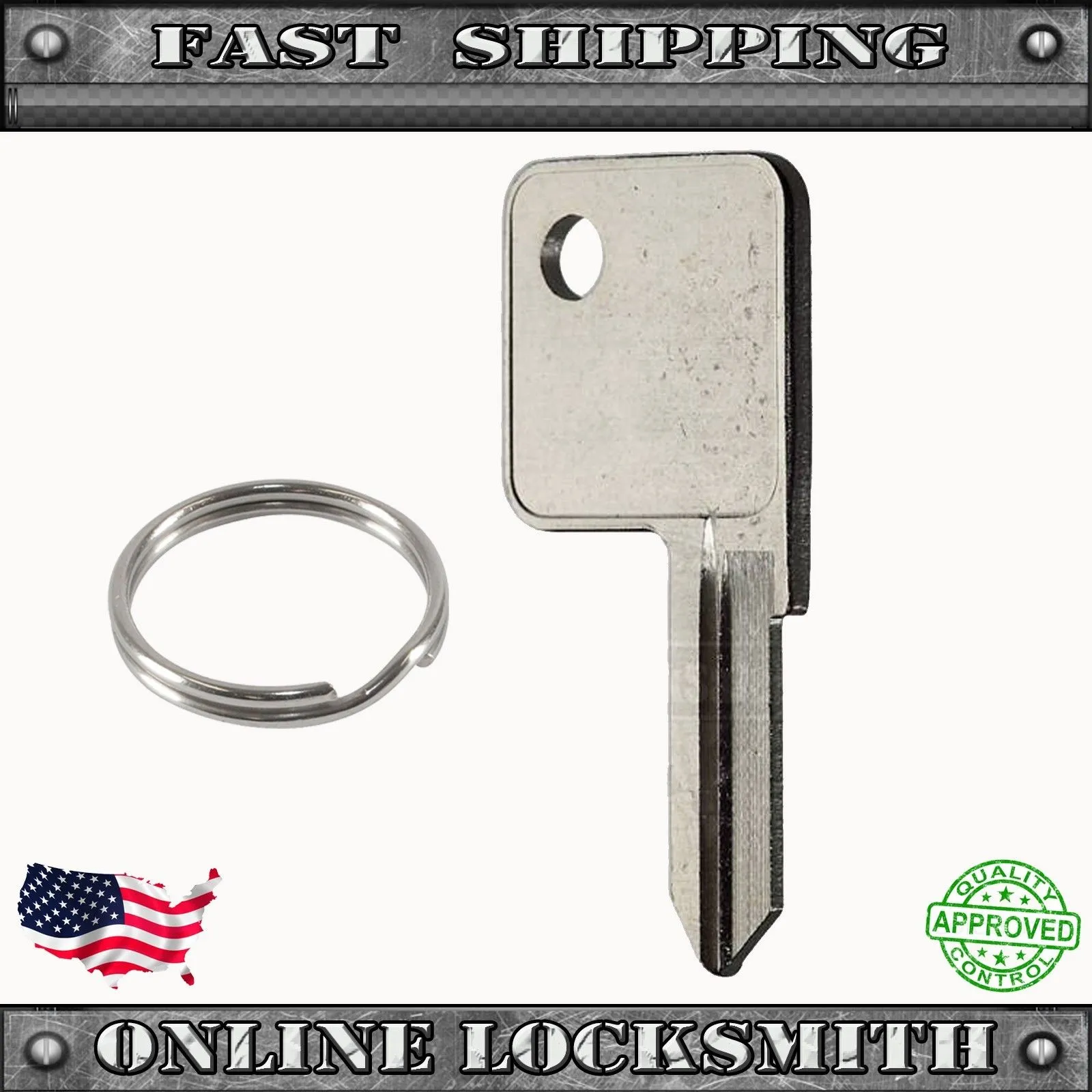Picture of RV Designer 81205-03 Trimark RV Key Blank for Recreational Vehicles