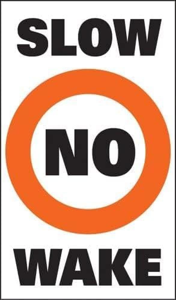 Taylor Made 2020108677 No Wake Buoy Label 1 Pair