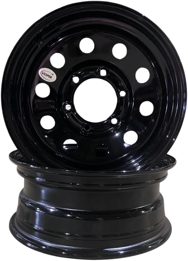 Picture of Taskmaster WS-16060655-BM-14341 16x6 Steel Trailer Wheel 6 on 5.5 Black Modular
