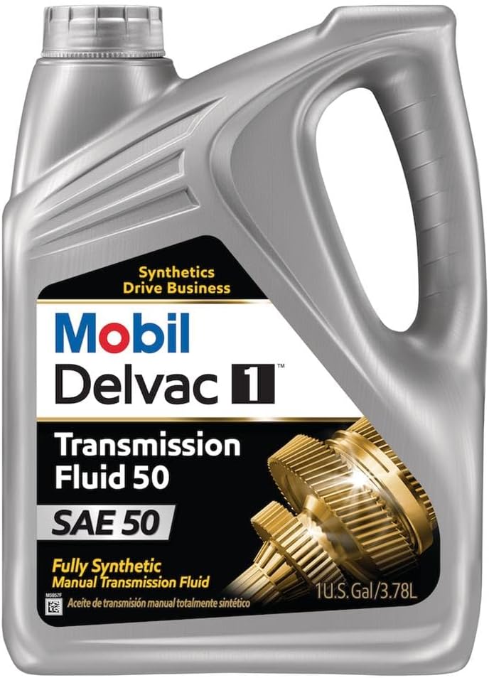 Mobil 122208 Delvac 1 Synthetic Manual Transmission Fluid 50W 1 Gallon