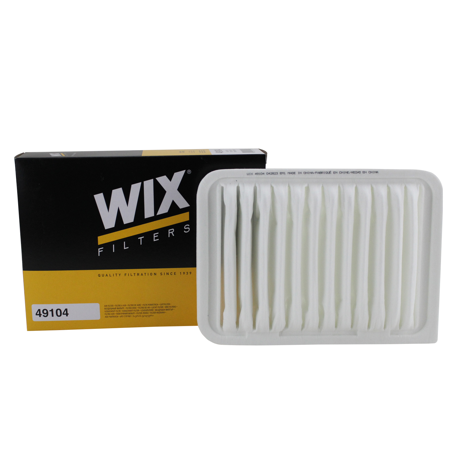 Picture of WIX Racing Filters PXA49104 High-Performance Panel Air Filter