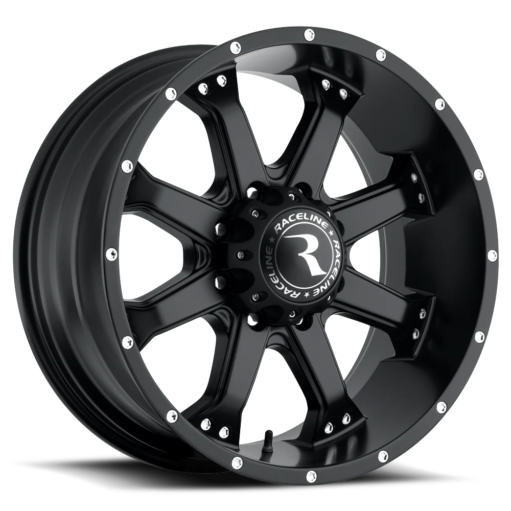 Picture of Raceline Wheels 991B-68012-00 Assault Black 16x8 Wheel 5x4.5 0mm Offset