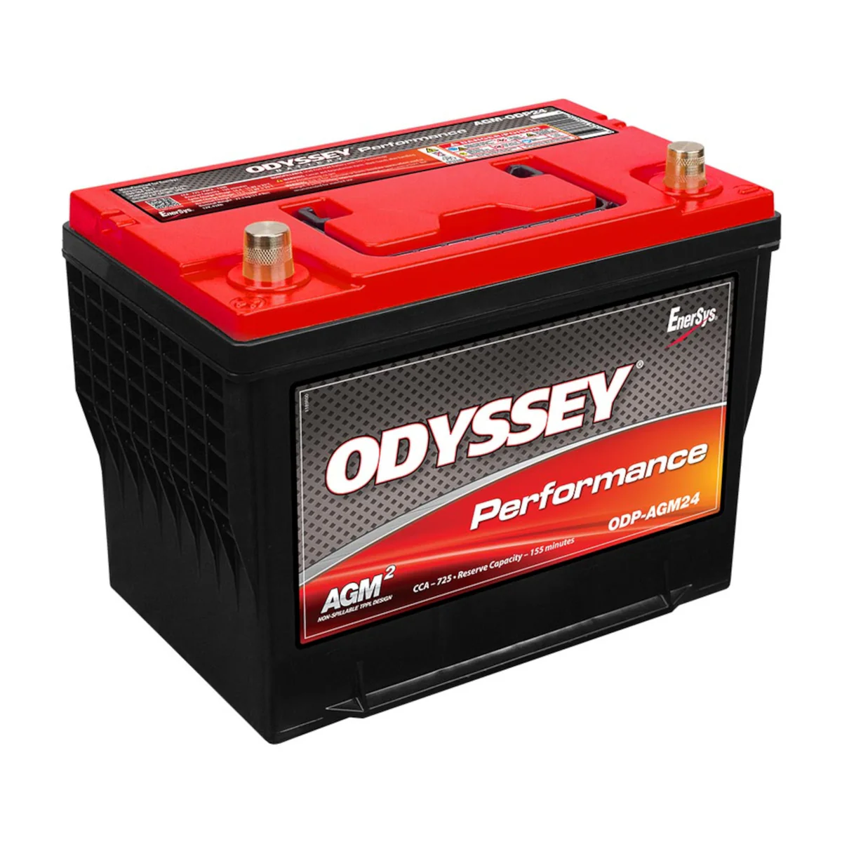 Picture of Odyssey Battery ODP-AGM24 Performance Series AGM Battery Group 24 725 CCA