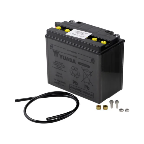 Picture of Yuasa Batteries YUAM2216YTWN YB16-B Yumicron 12V Conventional Motorcycle Battery