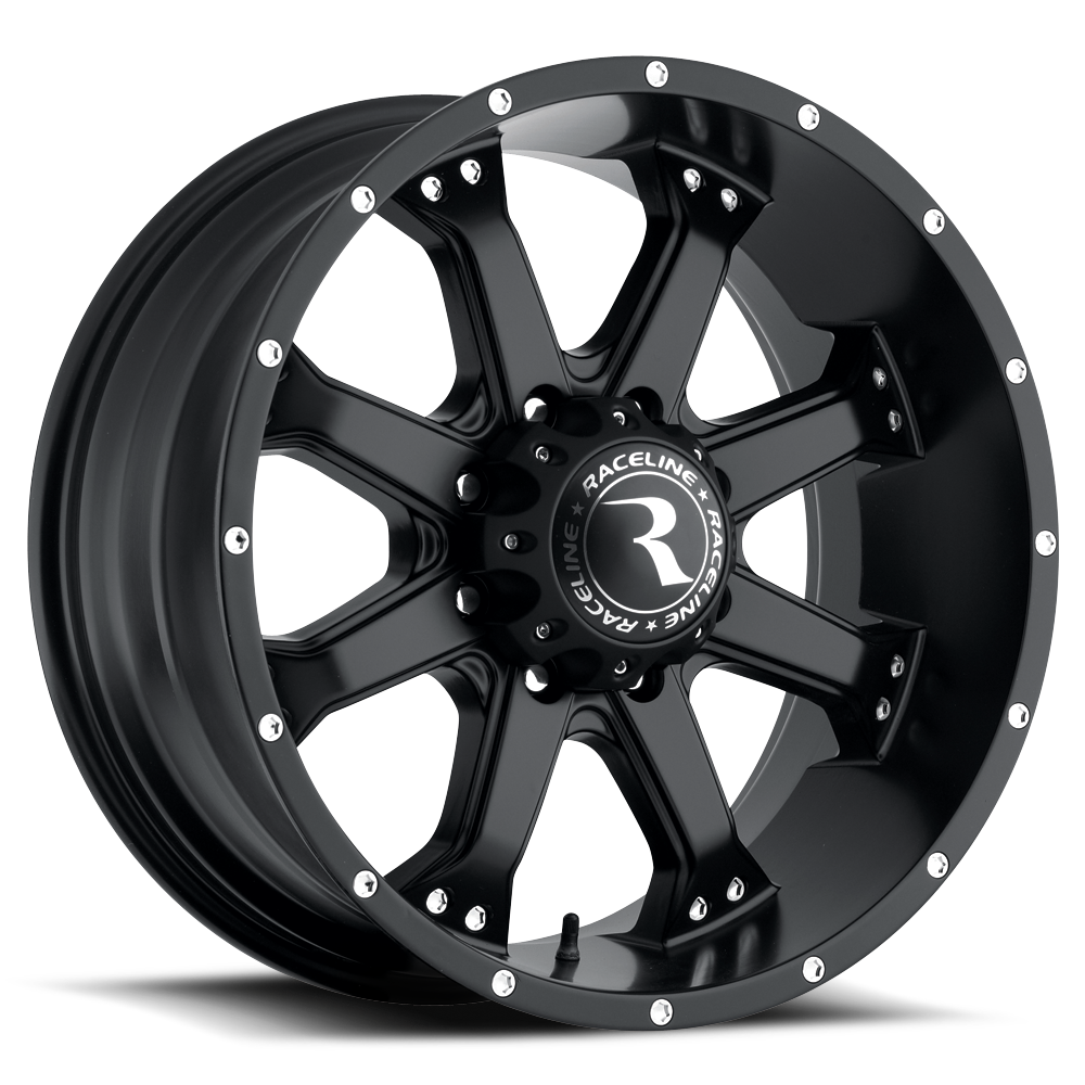 Picture of Raceline Wheels 991B-68055-00 Assault Satin Black Wheel 16x8 5x5.5