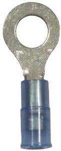 Picture of WirthCo 80853 Nylon Insulated Ring Terminal 1/4" Stud 16-14 AWG 5-Pack