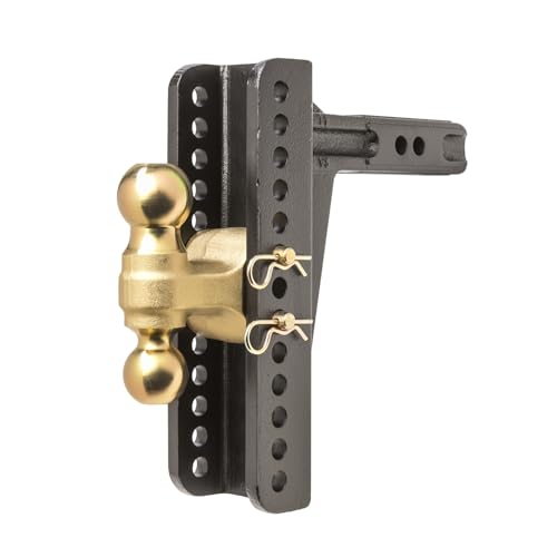 Picture of Husky Towing 33255 Adjustable Dual Ball Mount 2 Inch Shank 10 Inch Drop