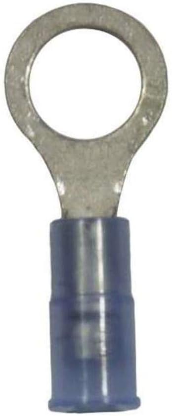 Picture of WirthCo 80854 Nylon Insulated Ring Terminal 5/16" Stud 16-14 AWG 5-Pack