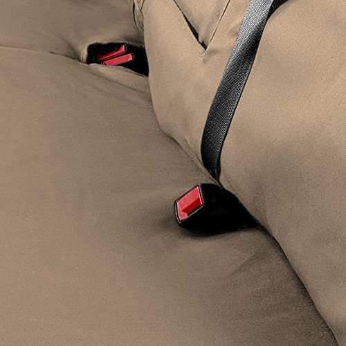 Picture of Covercraft SS7458PCTP SeatSaver Polycotton Custom Seat Cover Second Row Taupe