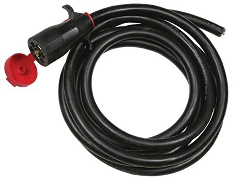 Picture of Husky Towing 19430 Trailer End 7-Way RV Blade Connector 12 Ft Jacketed Wire