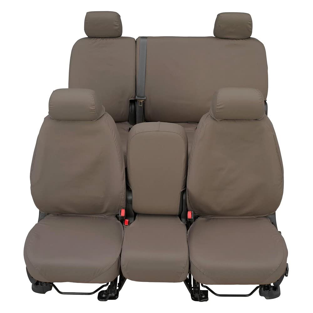 Picture of Covercraft SS8440PCCT Polycotton SeatSaver Custom Second Row Seat Cover Misty - Grey