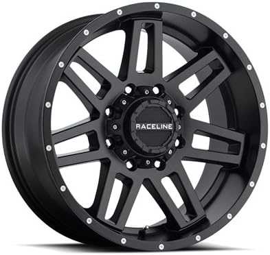 Picture of Raceline Wheels 931B-79066-12 Injector Black Wheel Offset - 17x9 6x5.5/6x135 12mm