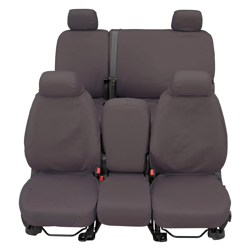 Picture of Covercraft SS8428PCGY Polycotton Seatsaver Custom Third Row Seat Covers - Grey
