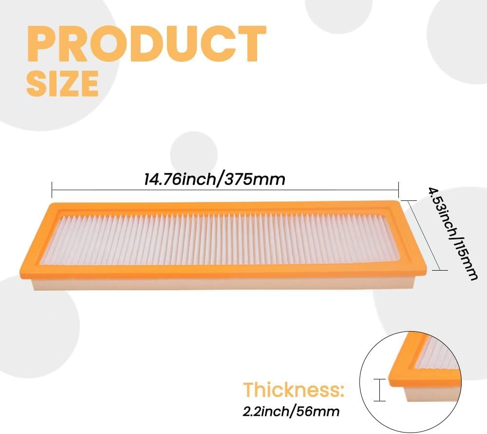 Picture of WIX Racing Filters WP10160 High-Efficiency Cabin Air Filter Panel