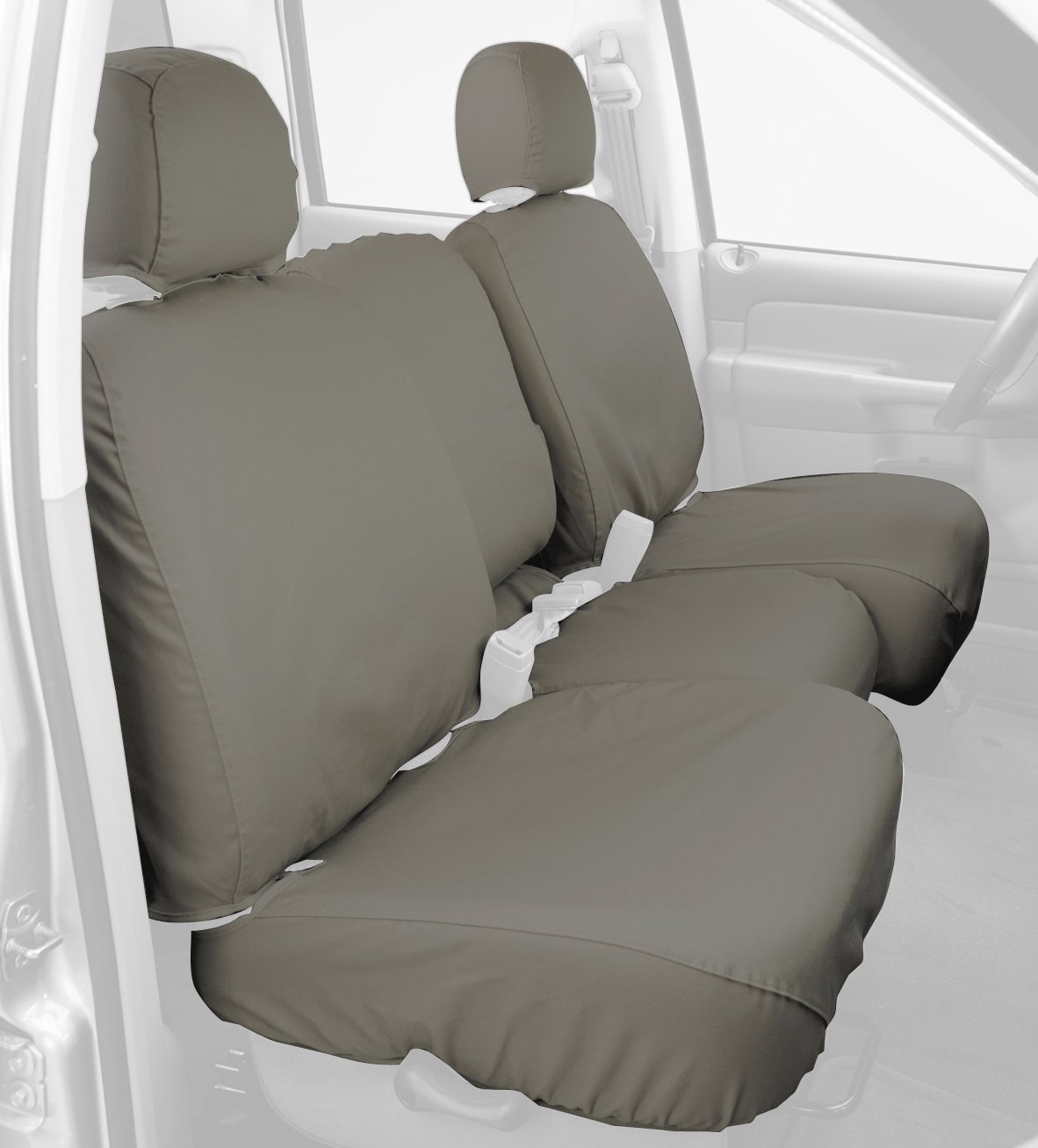 Picture of Covercraft SS8332PCCT Polycotton SeatSaver Custom Second Row Seat Cover Misty - Grey