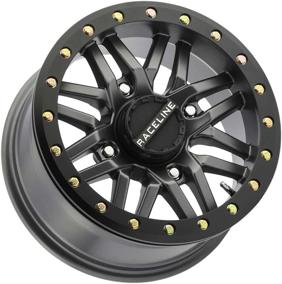 Picture of Raceline Wheels A91G5105655 Ryno Beadlock Wheel 15x6 4/156 Gunmetal