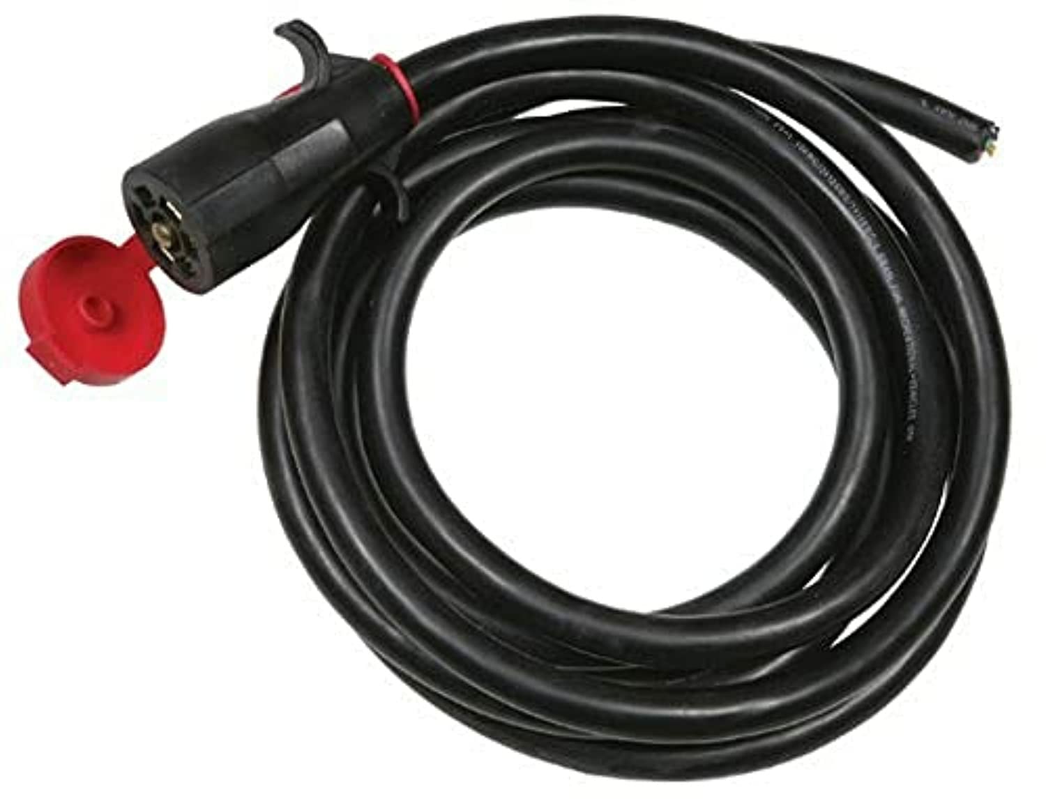 Picture of Husky Towing 19430 Trailer End 7-Way RV Blade Connector 12 Ft Jacketed Wire